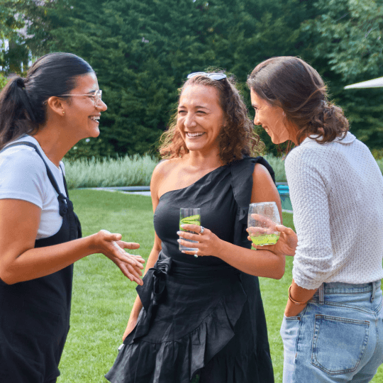 Girls in the garden